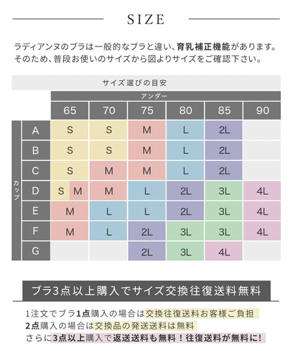 すっぴんナイトブラ