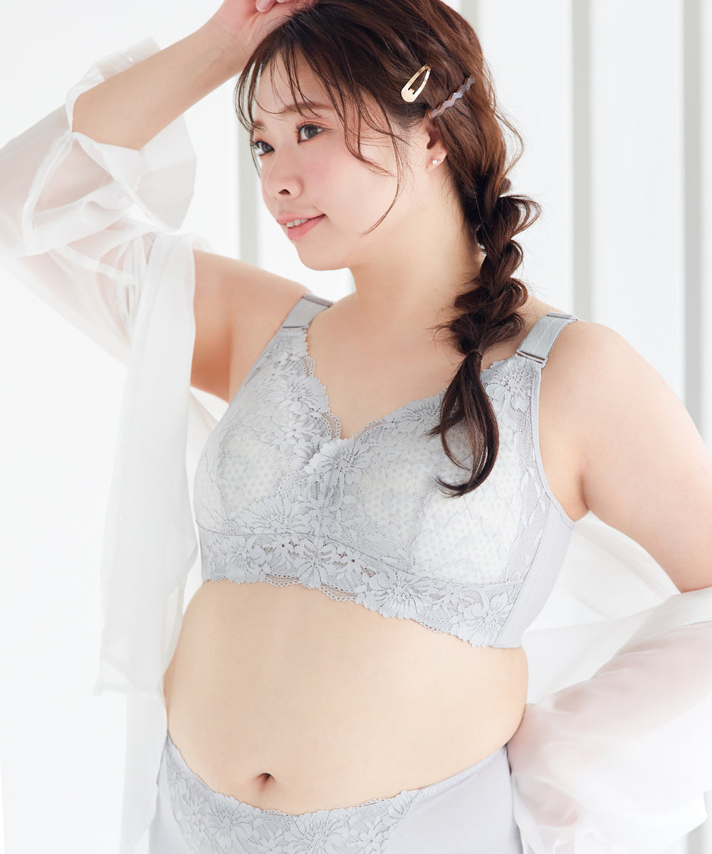 Dia Sienne レースブラジャー E80 ニッセン（nissen） ブラジャー 大きいサイズ レディース 高嶺の