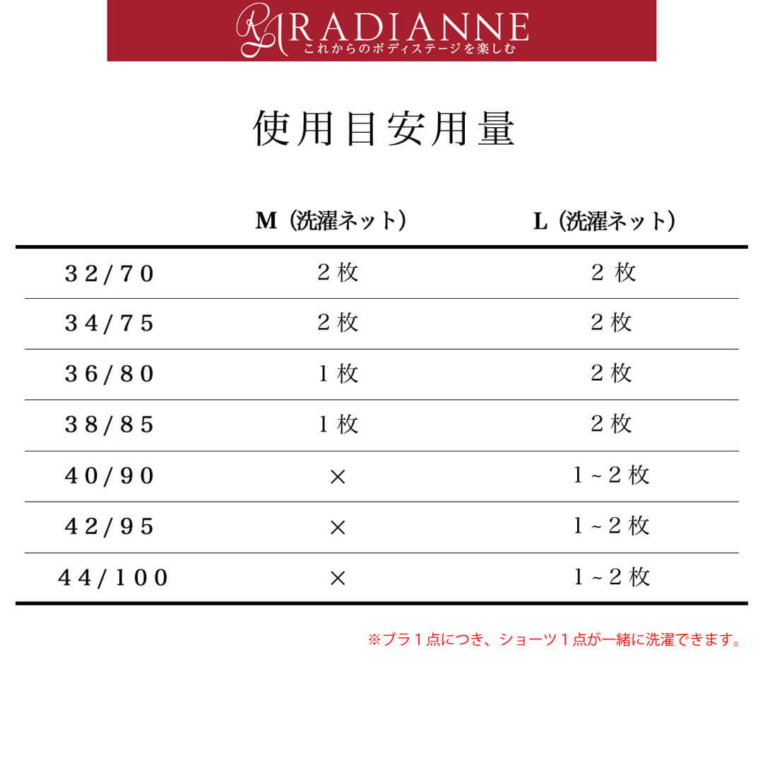 ブラジャー専用洗濯ネット