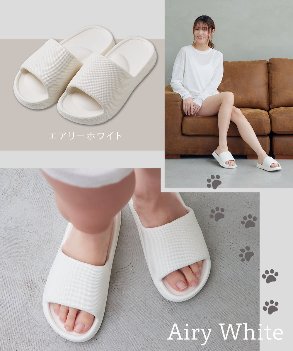 ルームシューズ スリッパ サンダル リカバリーサンダル LumiStep（ルミ