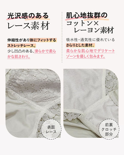 ギャザリッチブラ デイジーレースお揃いショーツ
