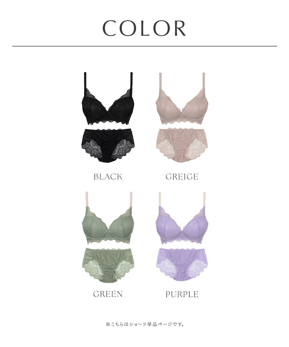 ショーツ レディース スタンダード レース ペアショーツ/hale 鼠径部