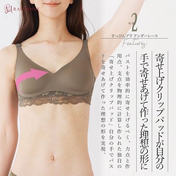
                  
                    すっぴんブラ アンダーレース【10%OFF】3枚セット
                  
                