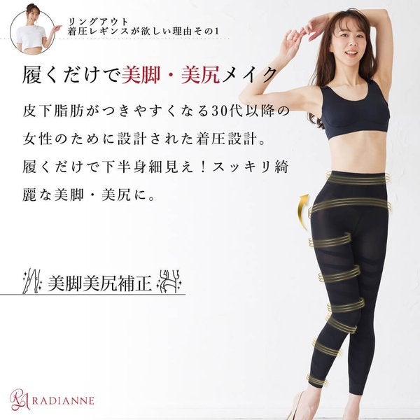 
                  
                    リングアウト 着圧レギンス【10%OFF】3枚セット
                  
                