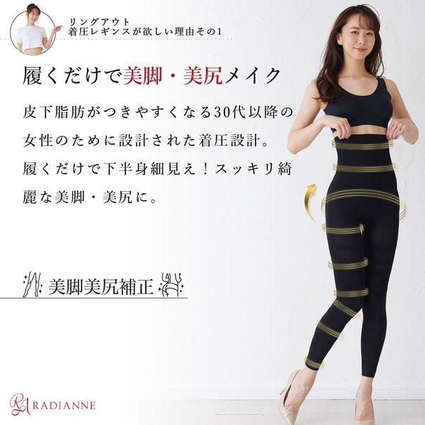
                  
                    リングアウト 着圧レギンス ハイウエスト【10%OFF】3枚セット
                  
                
